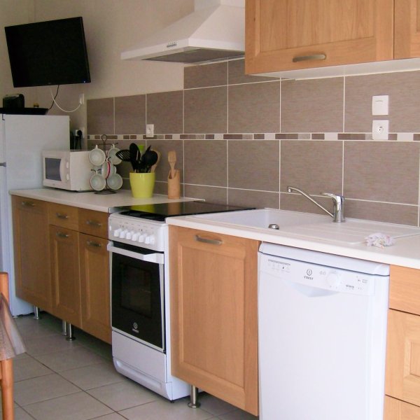 Séjour / Cuisine Gîte 5 pers.